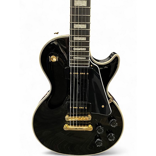 Used Epiphone Les Paul Custom P-90 Black Solid Body Electric Guitar