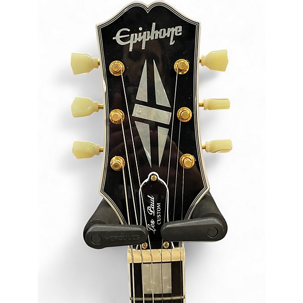 Used Epiphone Les Paul Custom P-90 Black Solid Body Electric Guitar