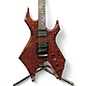 Used B.C. Rich Stranger Things Warlock NJ Series Red Crackle Solid Body Electric Guitar