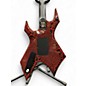 Used B.C. Rich Stranger Things Warlock NJ Series Red Crackle Solid Body Electric Guitar