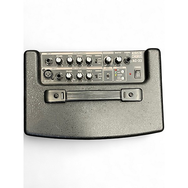 Used Roland AC33 30W Stereo Acoustic Guitar Combo Amp