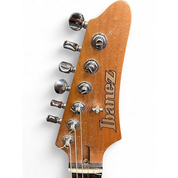 Used Ibanez AZ Prestige Natural Refinish Solid Body Electric Guitar