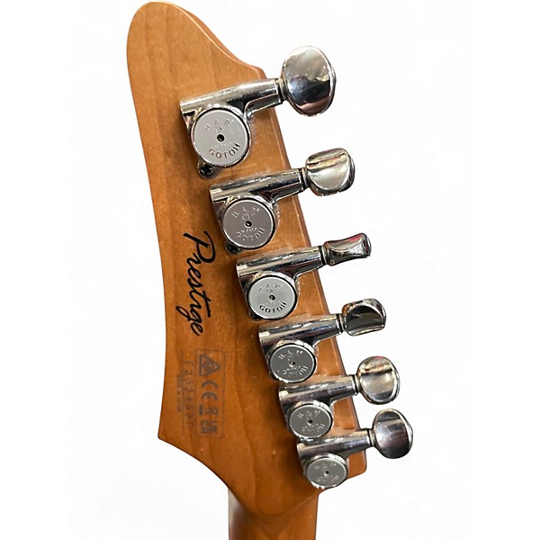 Used Ibanez AZ Prestige Natural Refinish Solid Body Electric Guitar