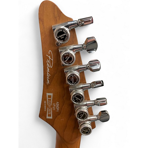 Used Ibanez AZ42P1 Black Solid Body Electric Guitar