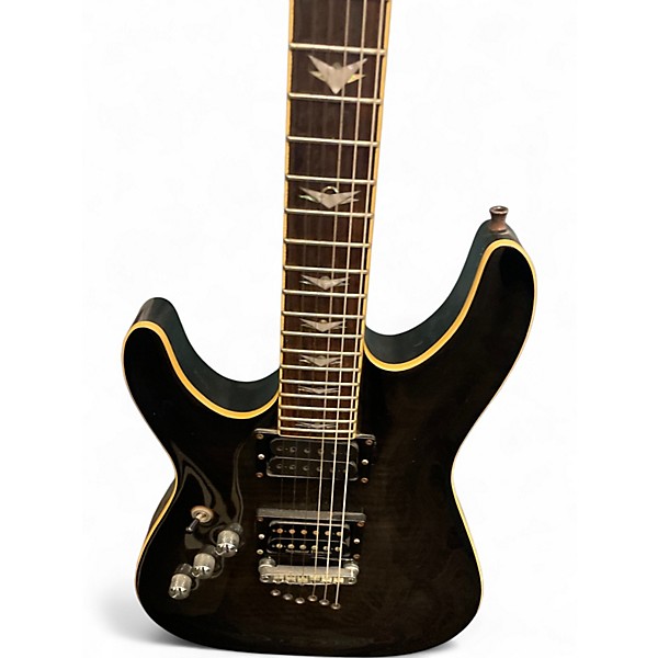 Used Schecter Guitar Research C1 Plus Black Solid Body Electric Guitar