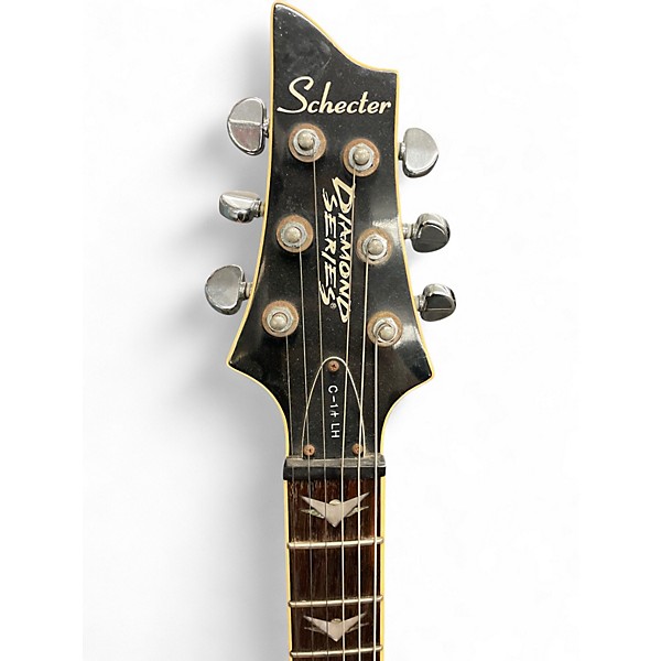 Used Schecter Guitar Research C1 Plus Black Solid Body Electric Guitar