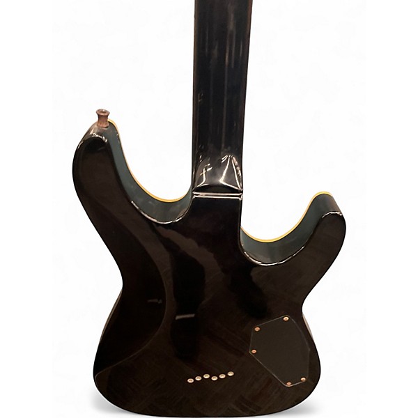 Used Schecter Guitar Research C1 Plus Black Solid Body Electric Guitar