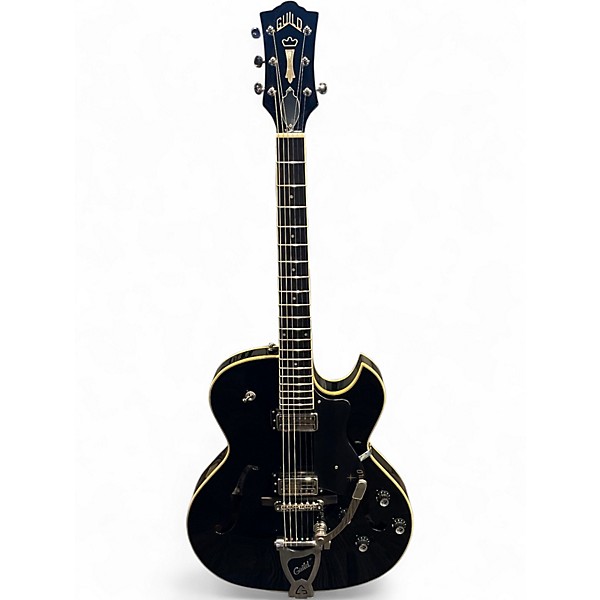 Used Guild Starfire III Black Hollow Body Electric Guitar