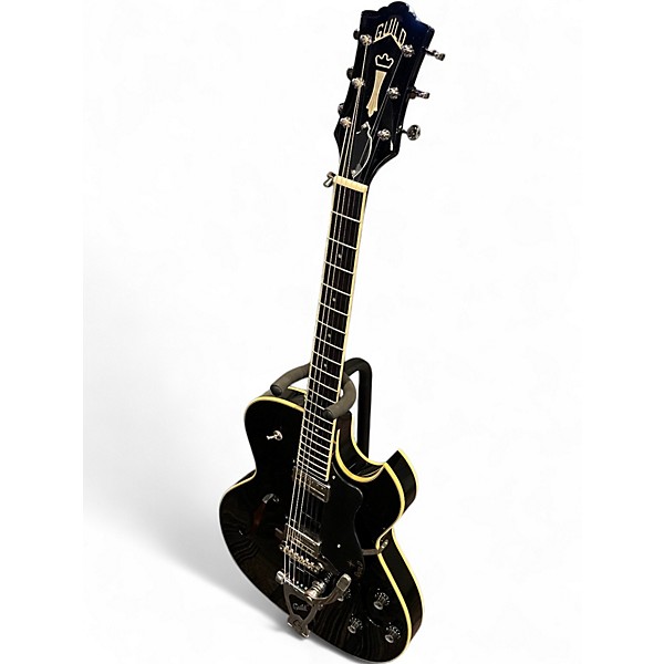 Used Guild Starfire III Black Hollow Body Electric Guitar