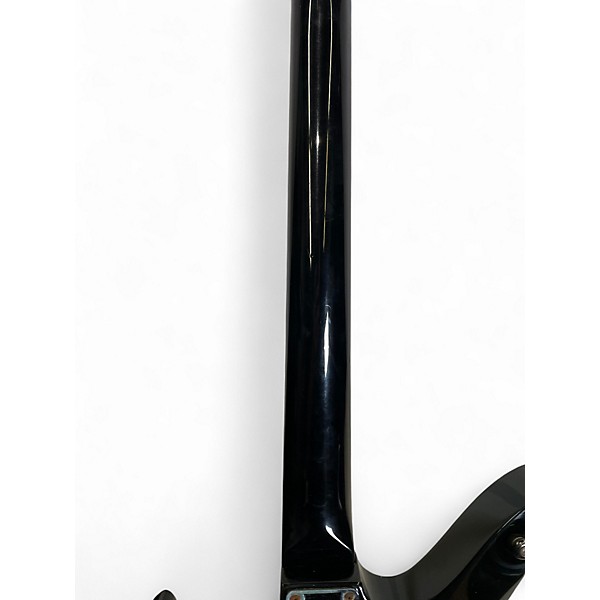 Used Schecter Guitar Research SYNYSTER DELUXE Black Solid Body Electric Guitar