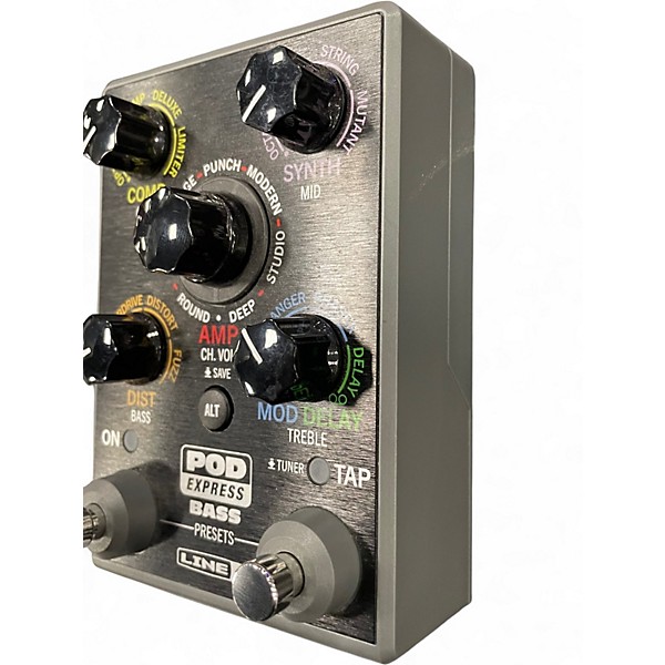 Used Line 6 Pod Express BASS Amp Modeler Bass Effect Pedal