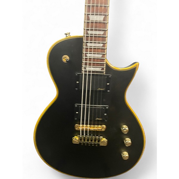 Used Harley Benton HB SC Custom Black Solid Body Electric Guitar