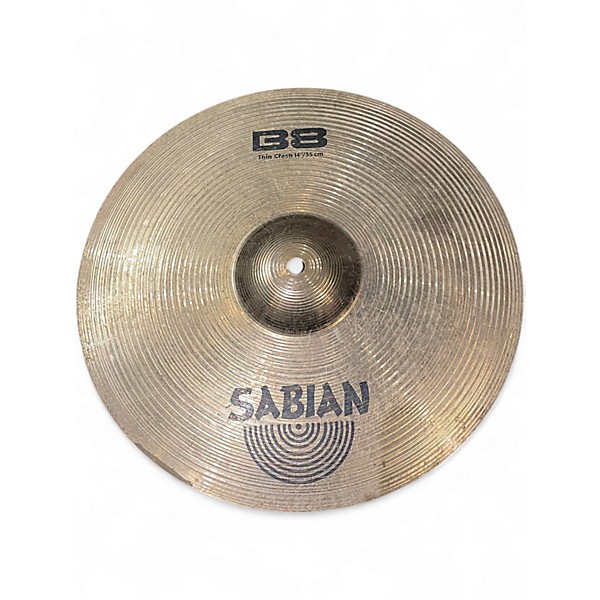 Used SABIAN 14in B8 Thin Crash Cymbal
