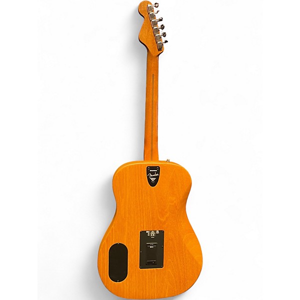 Used 2024 Fender Highway Dreadnought All-Mahogany Natural Acoustic Electric Guitar