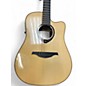 Used Lag Guitars Thv20dce Natural Acoustic Electric Guitar