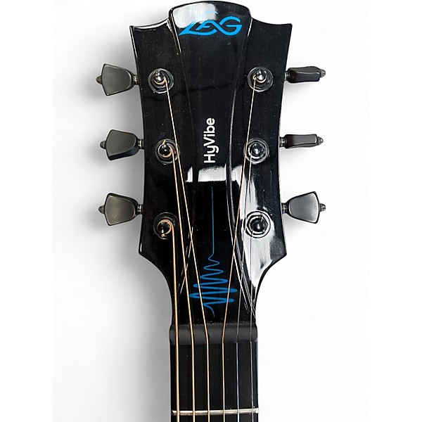 Used Lag Guitars Thv20dce Natural Acoustic Electric Guitar