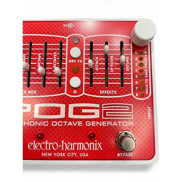Used Electro-Harmonix Pog2 Polyphonic Octave Generator Effect Pedal
