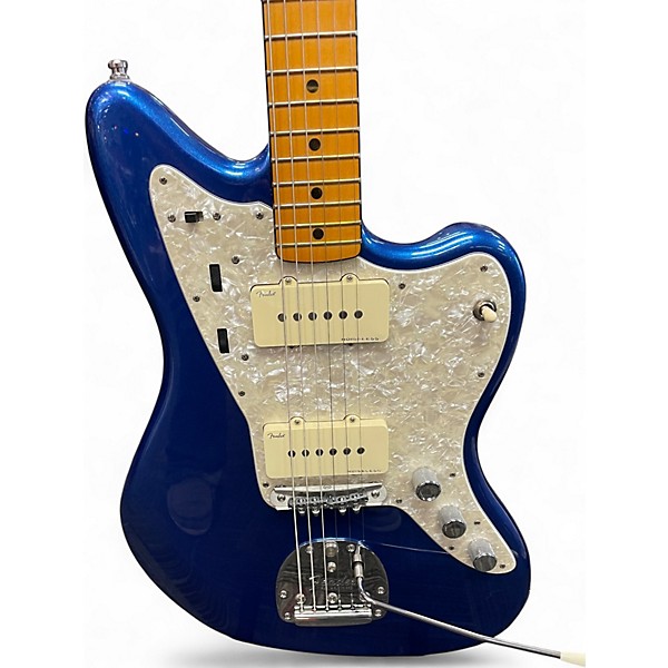 Used Fender American Ultra Jazzmaster COBRA BLUE Solid Body Electric Guitar