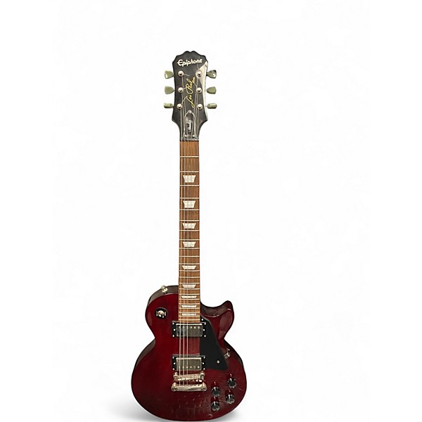 Used Epiphone Les Paul Studio Wine Red Solid Body Electric Guitar