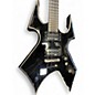 Used B.C. Rich Trace Warbeast Black Solid Body Electric Guitar