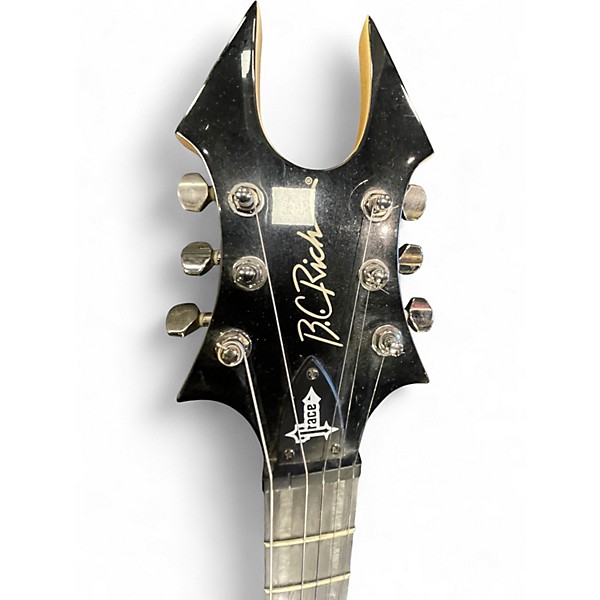 Used B.C. Rich Trace Warbeast Black Solid Body Electric Guitar