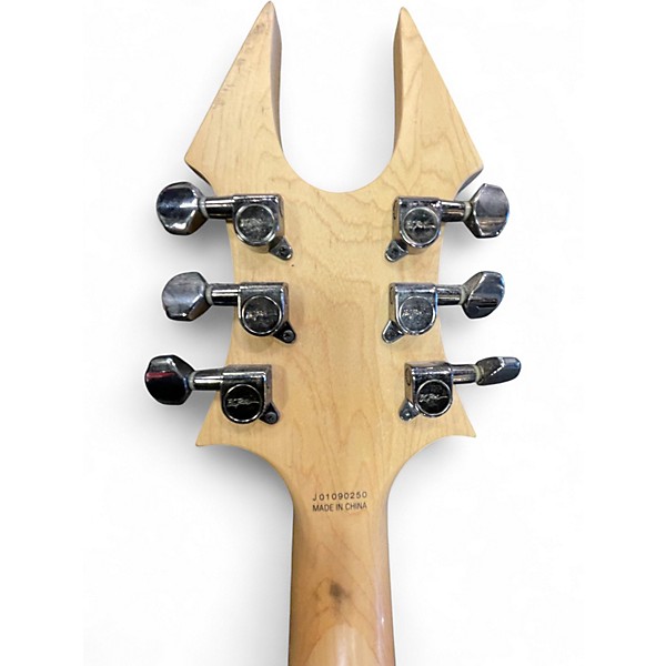 Used B.C. Rich Trace Warbeast Black Solid Body Electric Guitar