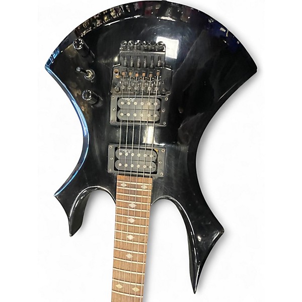 Used B.C. Rich Virgin Black Solid Body Electric Guitar