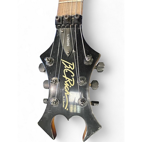 Used B.C. Rich Virgin Black Solid Body Electric Guitar