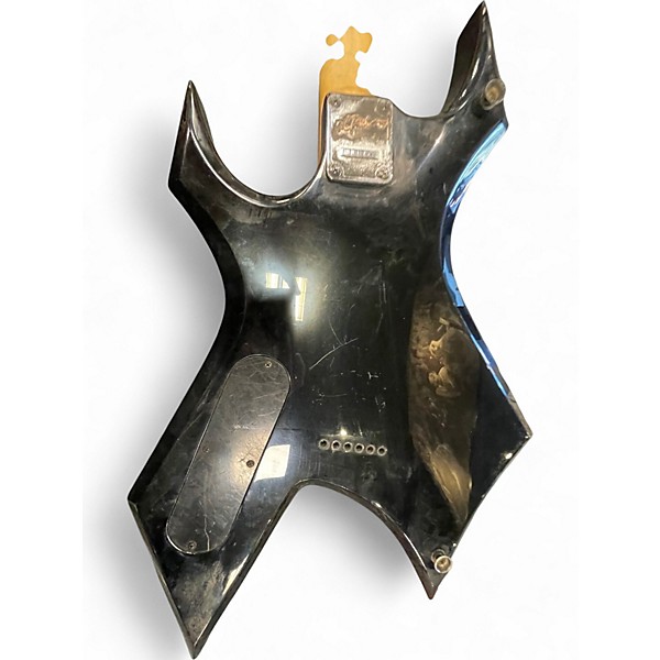 Used B.C. Rich Handcrafted Warlock Deluxe Black Solid Body Electric Guitar