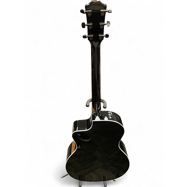 Used Taylor 214CE BLACK PLUS Black Acoustic Electric Guitar