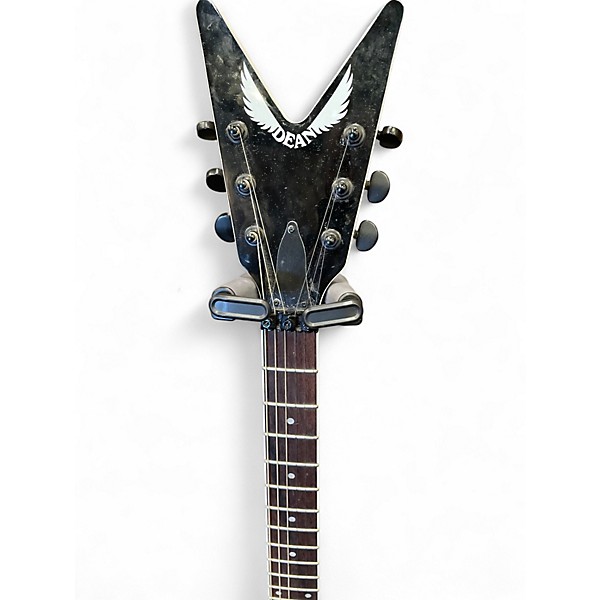 Used Dean SELECT V Satin Black Solid Body Electric Guitar