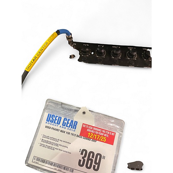 Used Peavey Max 150 1x12 Bass Combo Amp