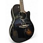 Used Ovation 2771AX-5 Balladeer Black Acoustic Electric Guitar