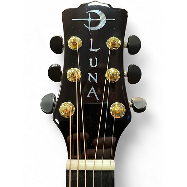 Used Luna vista deer deer Acoustic Electric Guitar