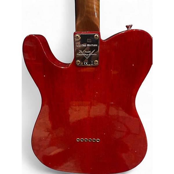 Used 2025 Fender CUSTOM SHOP F24 LTD P90 Trans Crimson Red Solid Body Electric Guitar