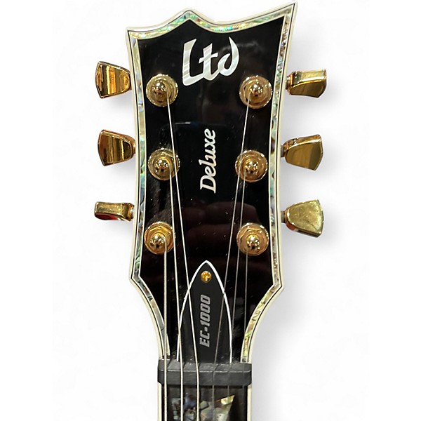 Used ESP LTD EC1000 Black Solid Body Electric Guitar