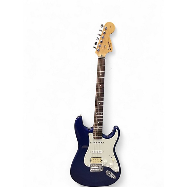 Used Squier Affinity Stratocaster Blue Solid Body Electric Guitar