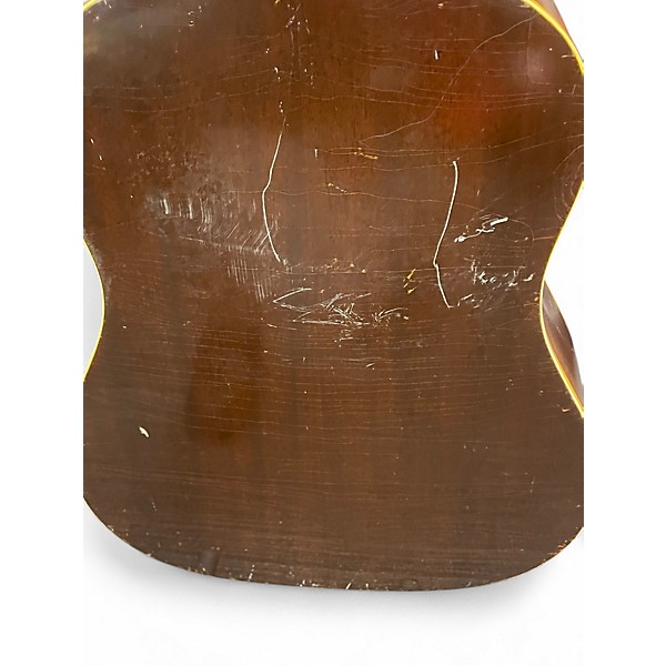 Vintage 1960s Epiphone FT79 Brown Sunburst Acoustic Guitar