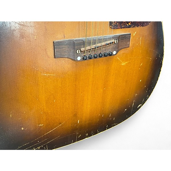 Vintage 1960s Epiphone FT79 Brown Sunburst Acoustic Guitar