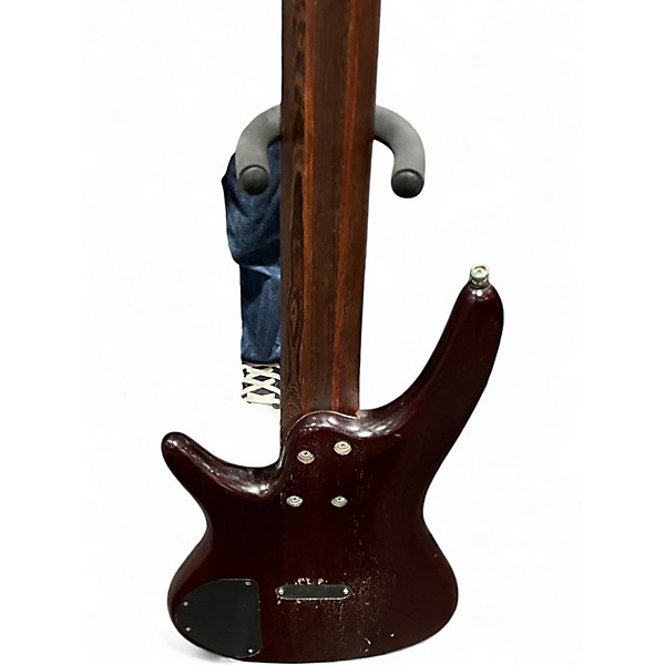 Used Ibanez SR505 5 String Brown Electric Bass Guitar