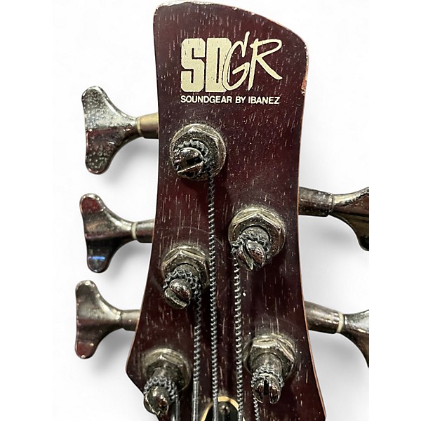 Used Ibanez SR505 5 String Brown Electric Bass Guitar