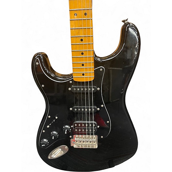 Used Squier CLASSIC VIBE 70'S STRATOCASTER HSS Black Solid Body Electric Guitar