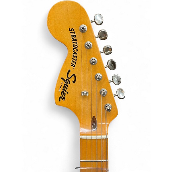 Used Squier CLASSIC VIBE 70'S STRATOCASTER HSS Black Solid Body Electric Guitar