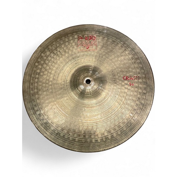 Used Paiste 14in 2002 Crash Cymbal