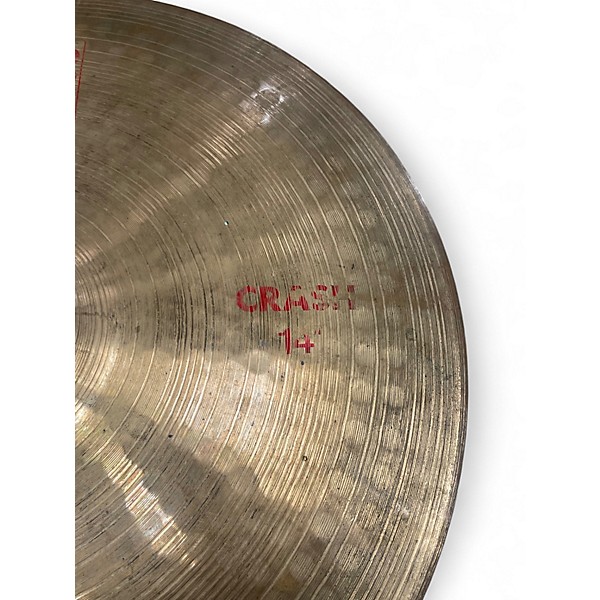 Used Paiste 14in 2002 Crash Cymbal