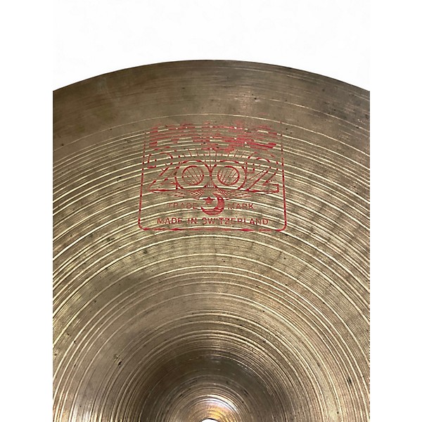 Used Paiste 18in 2002 Medium Crash Cymbal