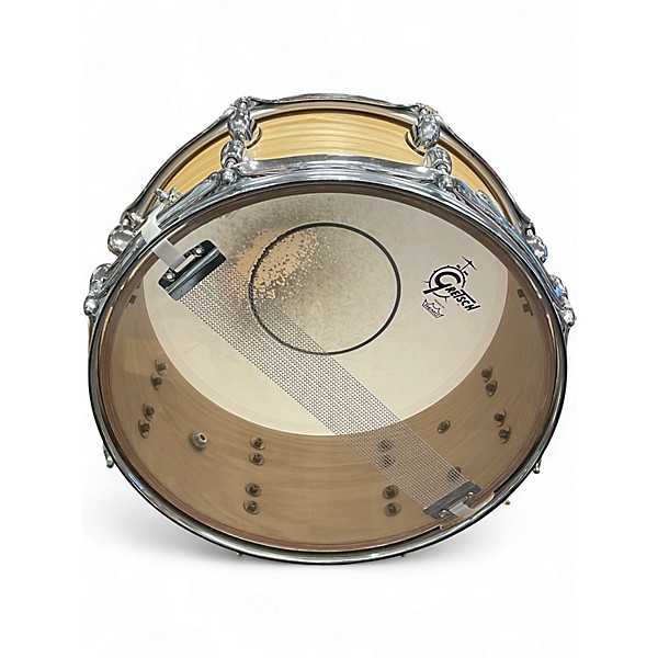 Used Gretsch Drums 14X6.5 Full Range Snare Natural Ash Drum