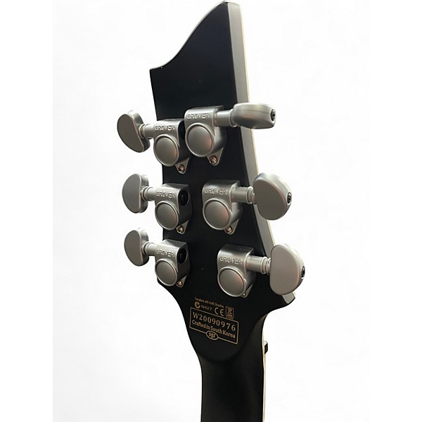 Used Schecter Guitar Research C1 Platinum Translucent black Solid Body Electric Guitar