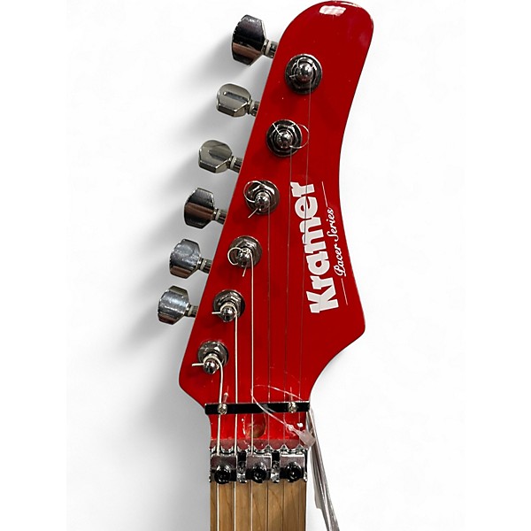 Used Kramer Pacer Classic Candy Apple Red Solid Body Electric Guitar