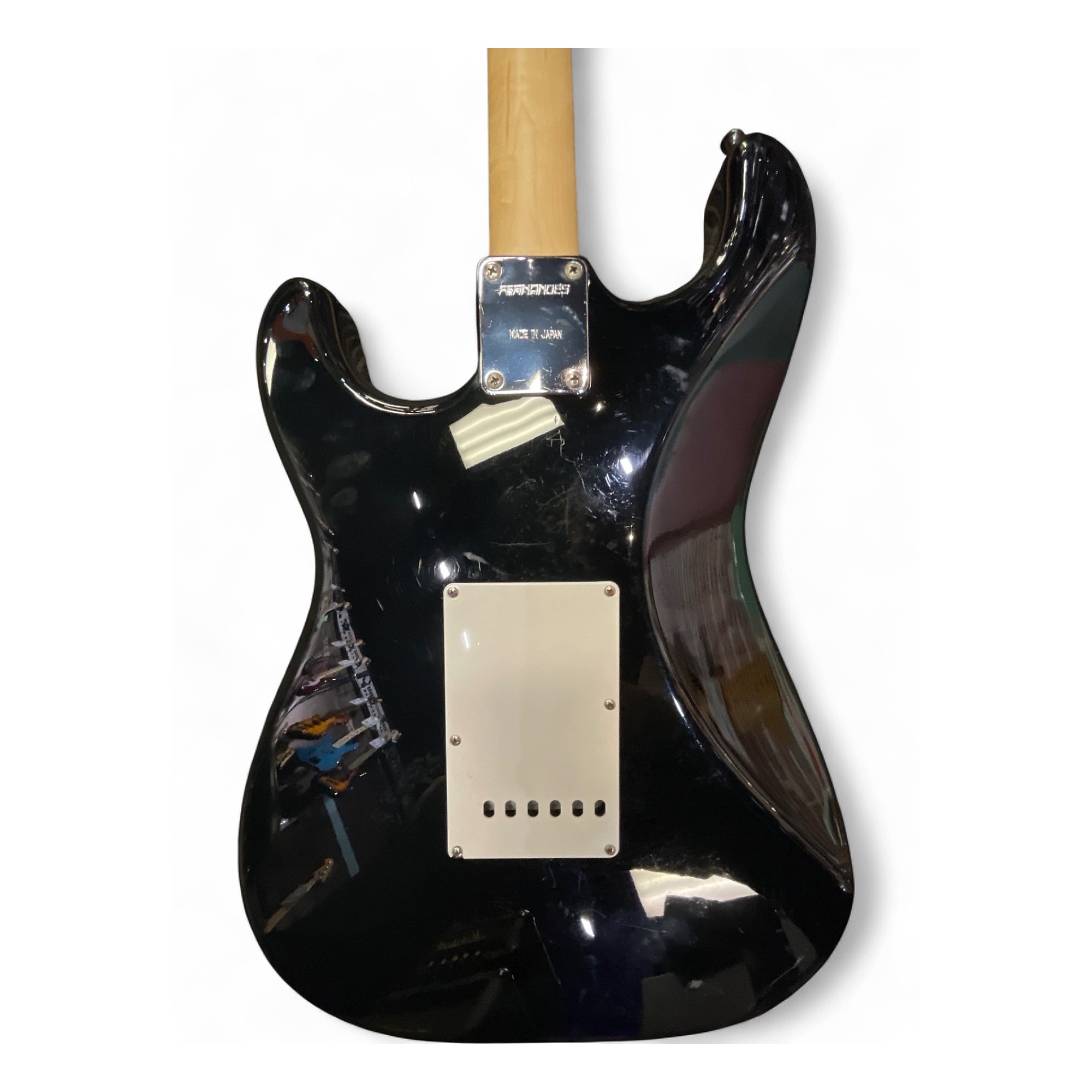 Used Fernandes LE1 MIJ Black Solid Body Electric Guitar Black